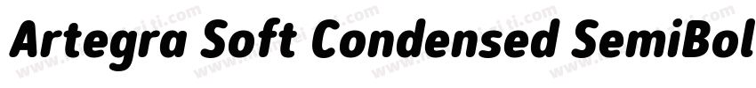 Artegra Soft Condensed SemiBold字体转换